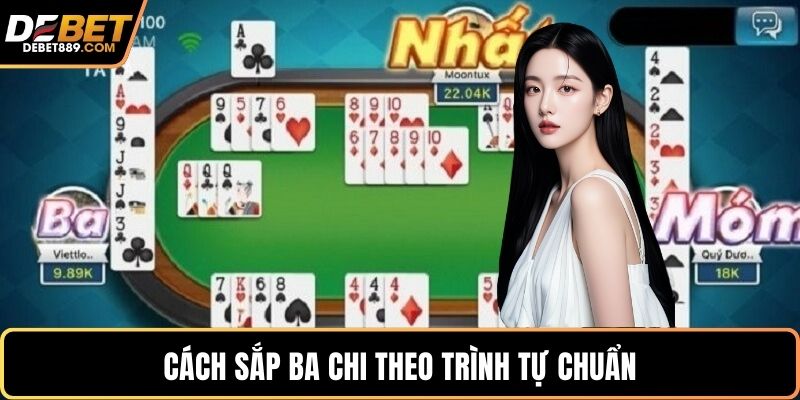 Cách sắp ba chi theo trình tự chuẩn
