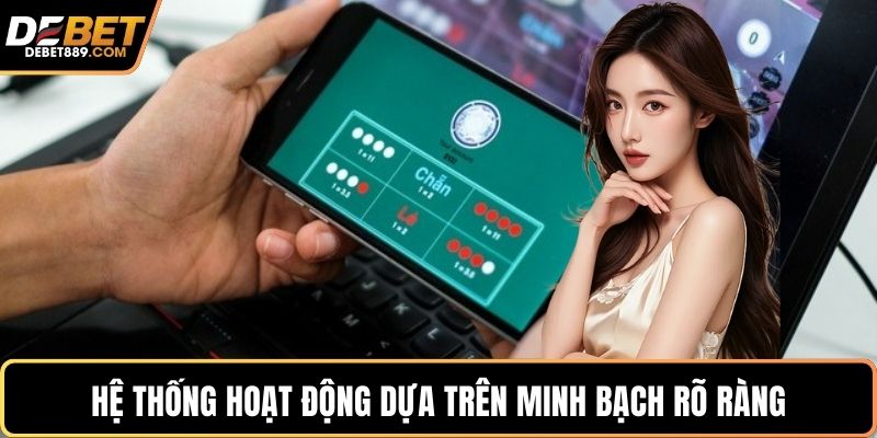 Hệ thống hoạt động dựa trên minh bạch rõ ràng