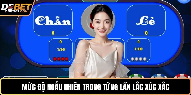 Mức độ ngẫu nhiên trong từng lần lắc xúc xắc