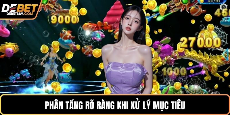 Phân tầng rõ ràng khi xử lý mục tiêu